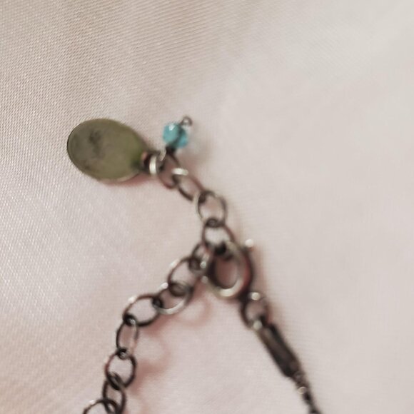 Anna Balkan vintage black silver stone necklace - Picture 11 of 11